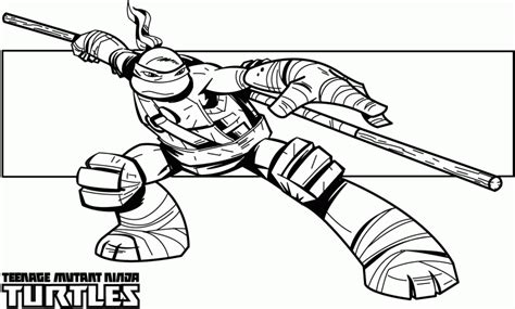 Ninja Turtle Coloring Pages - Coloring Home