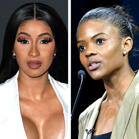 cardi b and conservative pundit candace owens got into a twitter feud about joe biden nestia