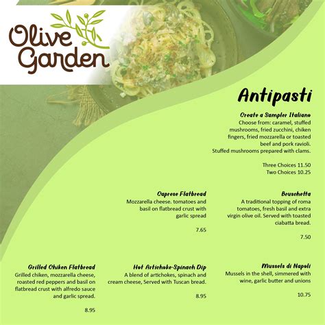 Olive Garden Menu Out Free PDF Printables Printablee