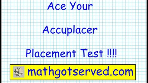 Accuplacer Arithmetic Pt II Testprep Exam Practice Math Placement
