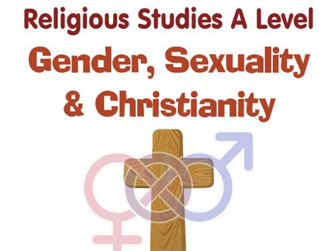 Religious Studies Gender Sexuality And Christianity Readingwork Pack