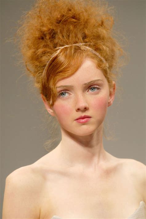 The Evolution Of The Supermodel Red Hair Model Lily Cole Red Haired Actresses