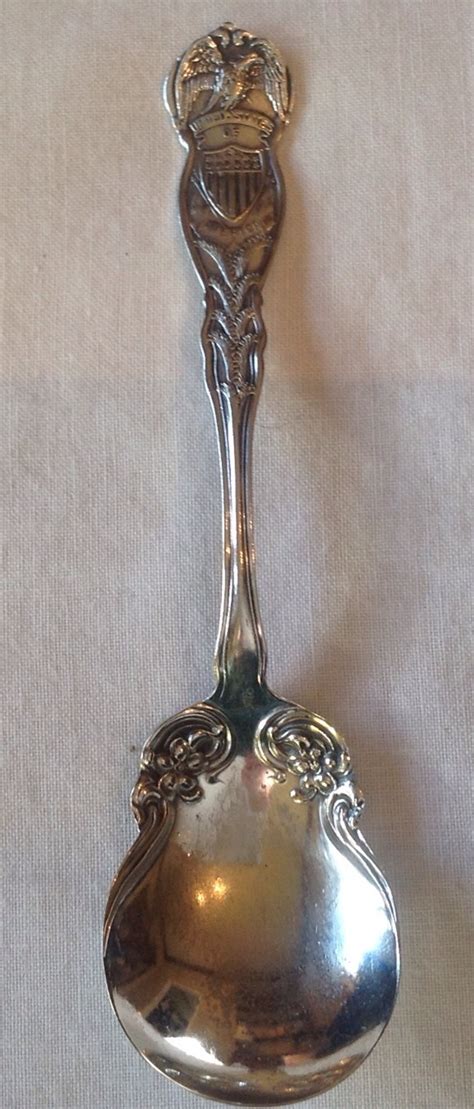 Wm Rogers And Son United State Of America Souvenir Sugar Shell Spoon From