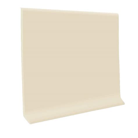 Roppe Vinyl Ready Base Almond 4 In X 18 In X 48 In Wall Cove Base