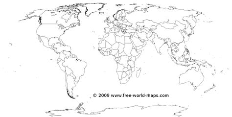 Blank Map Of The World Printable Ruby Printable Map