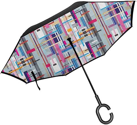 Abstract Folding Reverse Umbrella Minimalist Modern Art