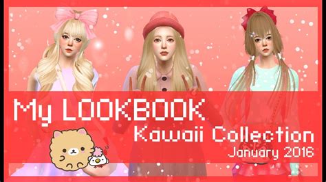 The Sims 4 Look Book Harajuku Collection Jan 2016 Youtube