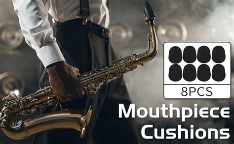 8pcs Mouthpiece Cushions Alto Tenor Saxophone And Clarinet Mouthpiece