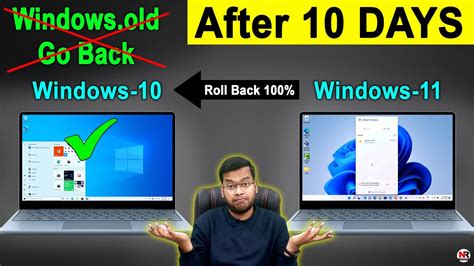 How To Rollback Windows 11 To Windows 10 Downgrade Windows 11