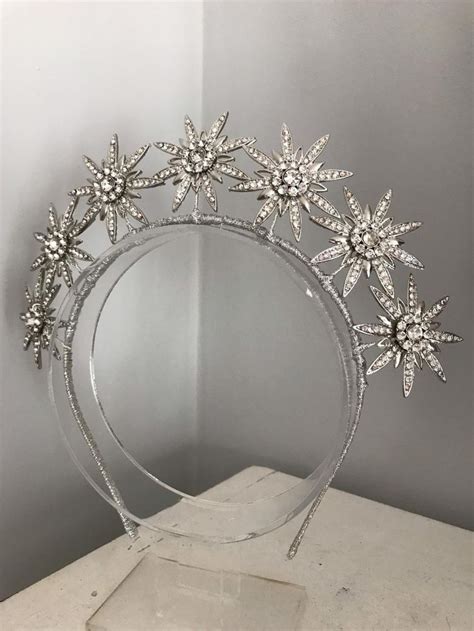 celestial star tiara star crown star headpiece met gala etsy bridal crown tiara bridal