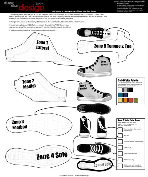 Make Yourself Some Chucks Shoe Template Design Your Own Sneakers