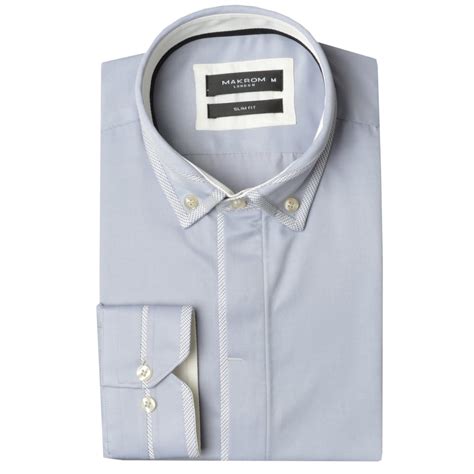 Buy Mens Double Collar Trim Mens Shirt Sl5632 Shirts The Shirt Store