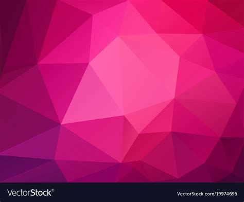 Abstract Pink Polygonal Pattern Royalty Free Vector Image