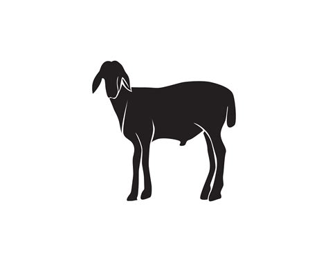 Goat Black Animals Vector Logo And Symbol 620318 Vector Art At Vecteezy