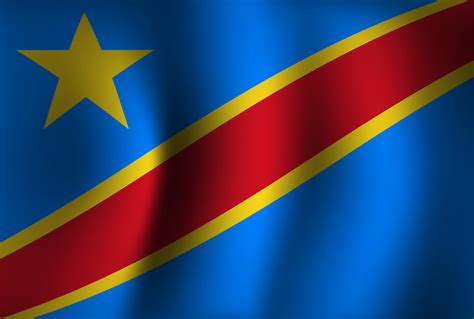 Flag Background Basedemocratic Republic Of Congo Flag Background Waving