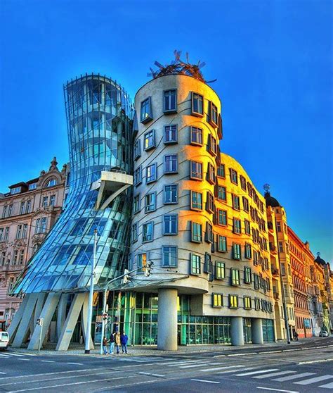 The Dancing House Or Fred And Ginger In Prague Designed By Frank Gehry