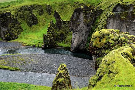 The Picturesque Fjaðrárgljúfur Canyon in South-Iceland