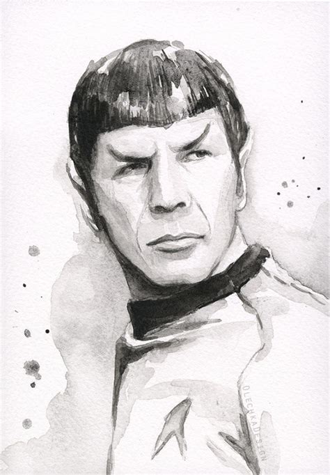 Star Trek Art Spock Art Spock Prints Star Trek Prints Star Etsy