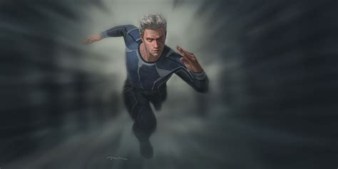 Andy Park Art Avengers Age Of Ultron Andy Park Quicksilver Marvel