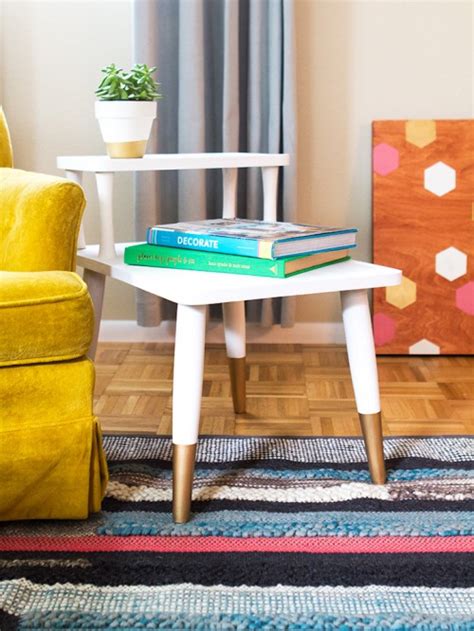 Diy Mid Century Modern Side Table Shelterness