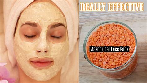 Masoor Dal Skin Whitening Face Pack Really Effective Get Fair Skin