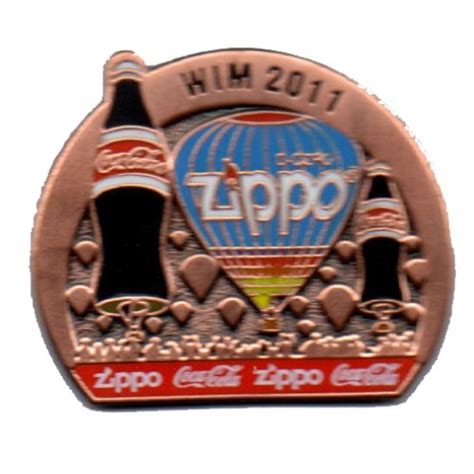 Ballonpins WIM 2011 Mit COCA COLA ZIPPO BALLON Pin Bronze Pins Pins