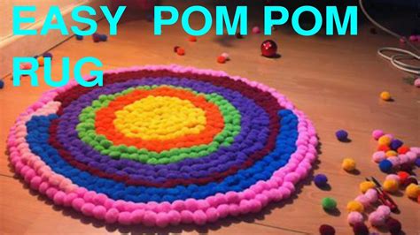 Most Easy Pom Pom Rug Under 60 Mindiy Rainbow Rug Youtube