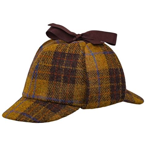 Holmes Genuine Scottish Harris Tweed Pure Wool Deerstalker Etsy In