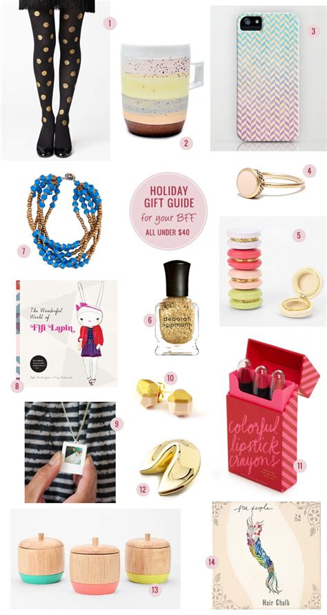 So great, in fact, that you can't get 'em just any ol' present. Holiday Gift Guide -- For Your BFF (All Gifts under $40 ...