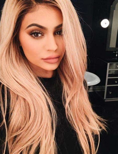 20 kylie jenner hairstyles to die for are here deep red hair honey blonde hair color hair color streaks short brown hair brown blonde hair light brown hair kylie jenner hair brown mode kylie jenner kylie hair Kylie Jenner debuts dramatic new bob hairstyle - Photo 3