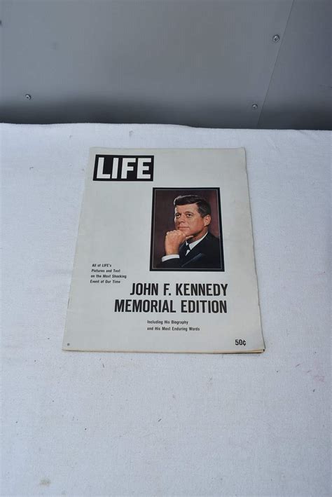 Lot 56 Vintage 1963 John F Kennedy Life Magazine Memorial Edition
