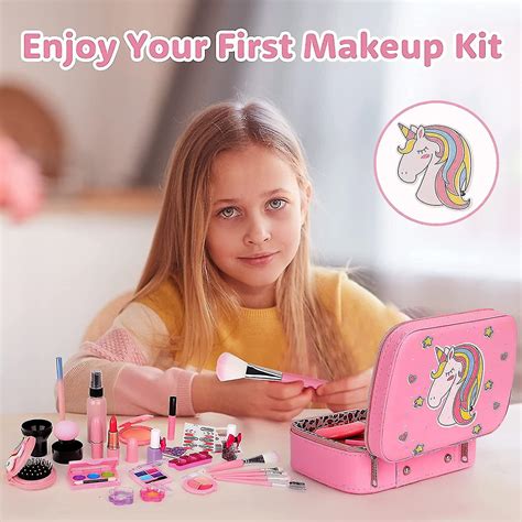 Kids Makeup Sets For Girls Washable Kids Make Up Kit Girls Toys Non