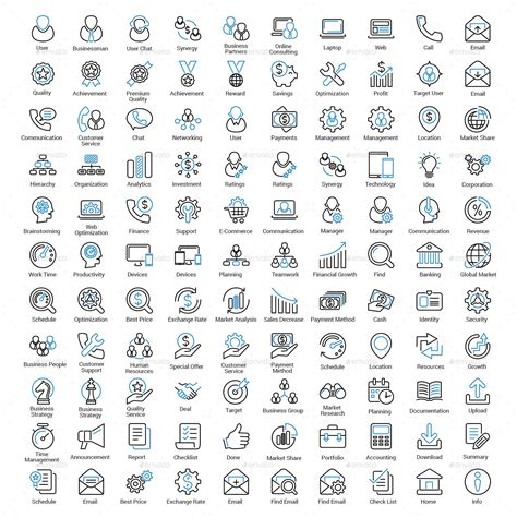 Business Icon Set 185545 Free Icons Library