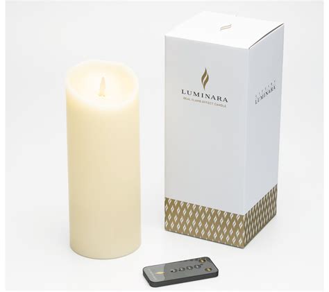 Luminara 9 Unscented Wax Flameless Candle Withnew Remote