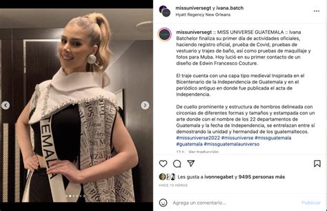 Miss Guatemala Destaca En Miss Universo Por Su Capa Enero 2023