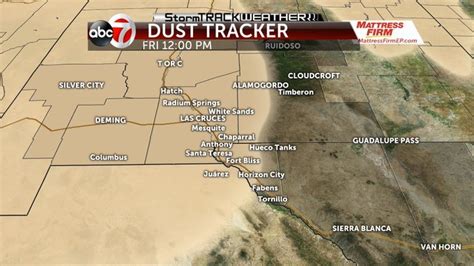 Abc 7 First Alert Winds Crank Friday Some Blowing Dust And Sand Kvia