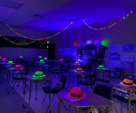 Cute Neon Glow In The Dark Classroom Decor Ideas Nyla S Crafty Teaching