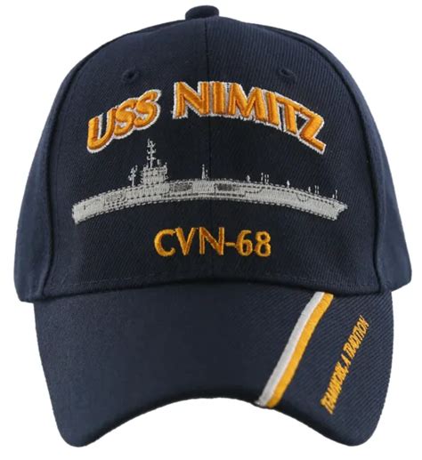 New Us Navy Usn Uss Nimitz Cvn 68 Teamwork A Tradition Ball Cap Hat