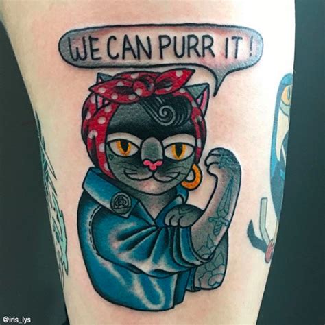 tattoo uploaded by tattoodo we can purr it by iris lys tattoodo