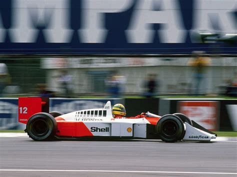 Ayrton Senna Mclaren Mp4 4 Honda Ra168e Honda Marlboro Mclaren Lxxiv Grand Prix De France