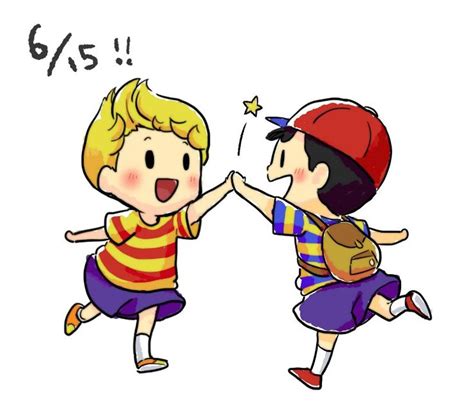 Lucas And Ness Mother 3 And Earthbound Ness And Lucas Ness X Lucas Mother Games