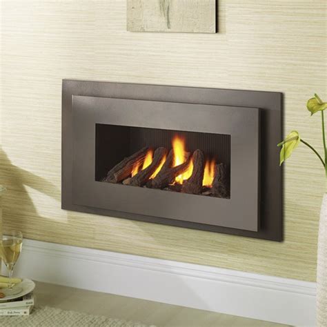 Crystal Fires Miami Glass Fronted Hole In The Wall Gas Fire Wall Gas