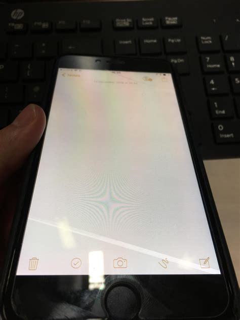 Diagonal White Line On Screen IPhone 6 Iphone