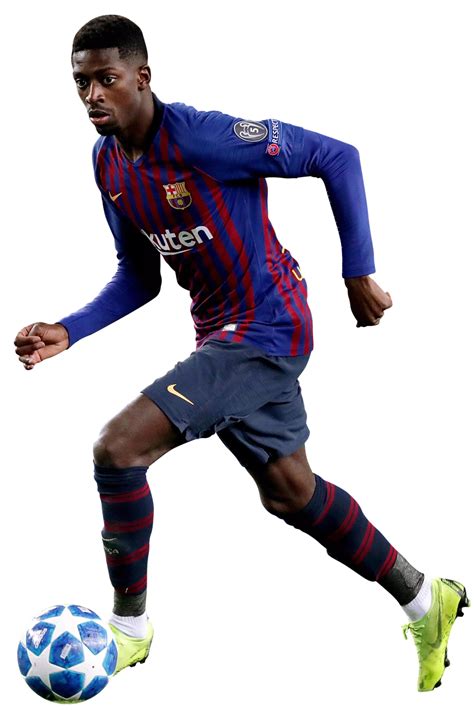 France winger ousmane dembele has withdrawn from didier deschamps' squad with an. Ousmane Dembélé football render - 50954 - FootyRenders