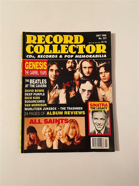 Vintage Record Collector Music Magazine Uk Release 227 July Etsy