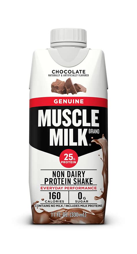 Muscle Milk Genuine Protein Shake Chocolate 25g Protein 11 Fl Oz 12