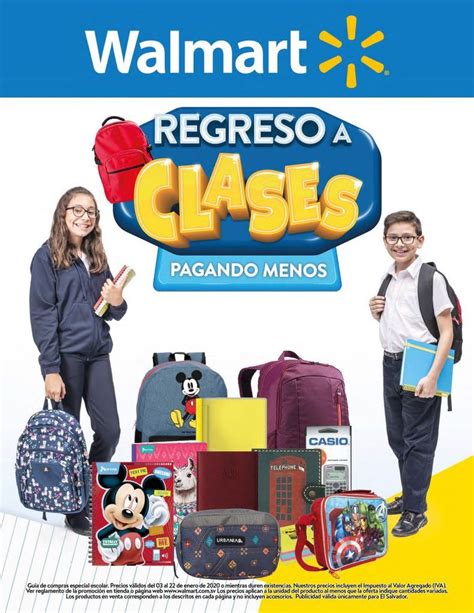 El nuevo ciclo escolar iniciará en septiembre. Catálogo Regreso a Clases 2020 con Walmart El Salvador ...