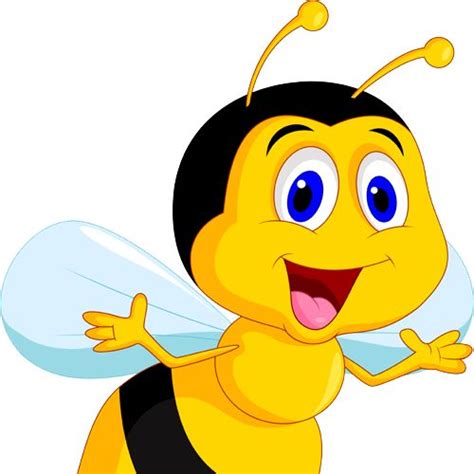 Cartoon Honey Bee Clip Art Honey Bee Animated Clipart