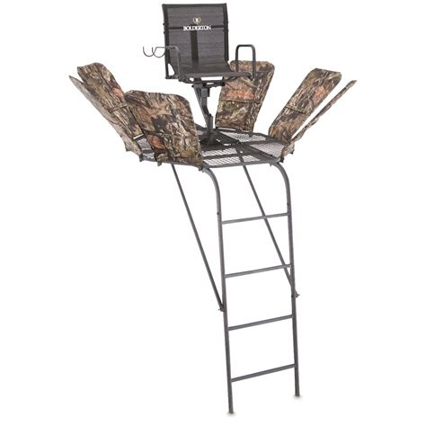 Buy Bolderton 360 19 Ladder Tree Stand With Safety System Ladder