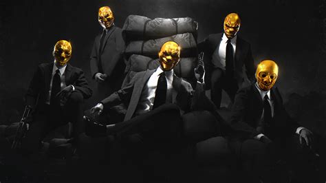 Payday Gold Masks Wallpaper Hd Games 4k Wallpapers